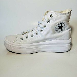 Converse 568498C CtAs Womens Elevated Hi Sneakers In White Black Size US 10